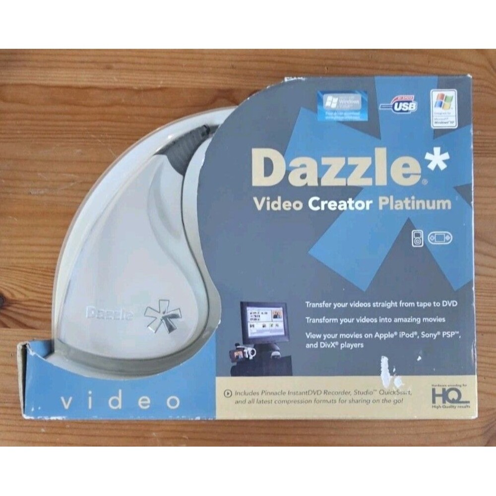 PINNACLE DAZZLE VIDEO CREATOR PLATINUM TRANSFER VIDEOS TO DVD